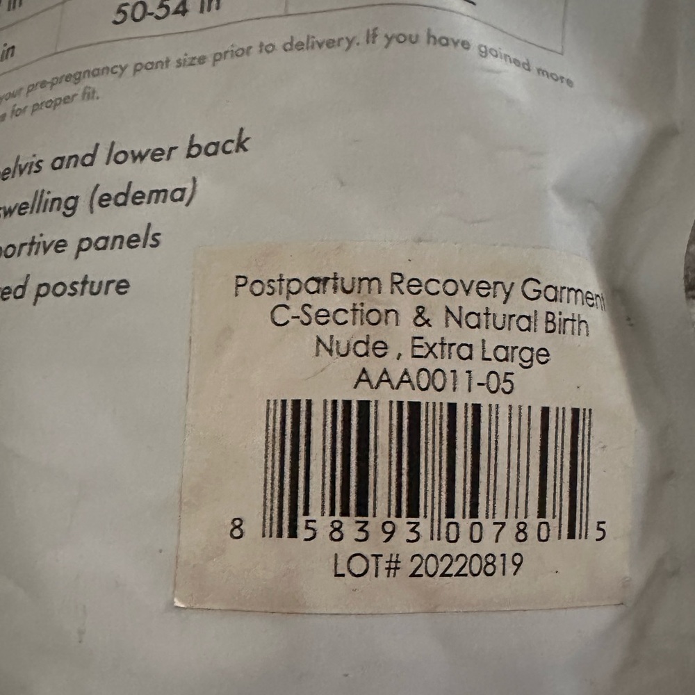 Motif Medical Postpartum Recovery Support Garment XL - Picture 6 of 10